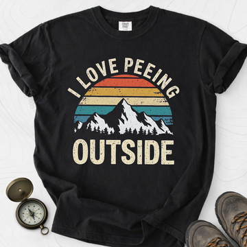 I Love Peeing Outside