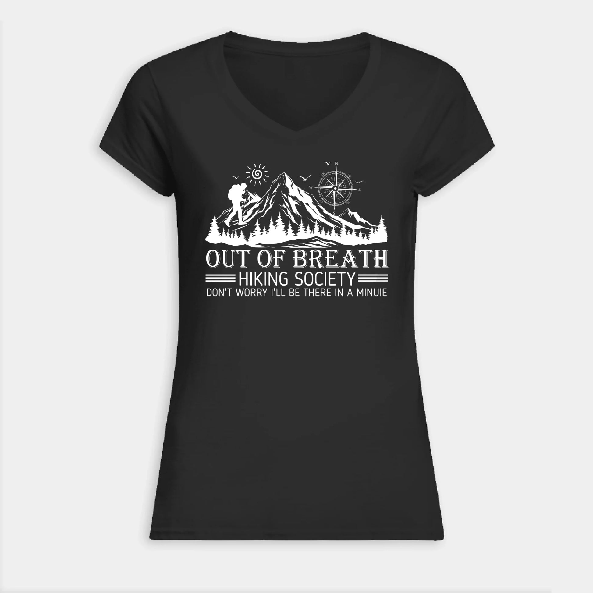 VNECK WOMEN TSHIRT Front Light