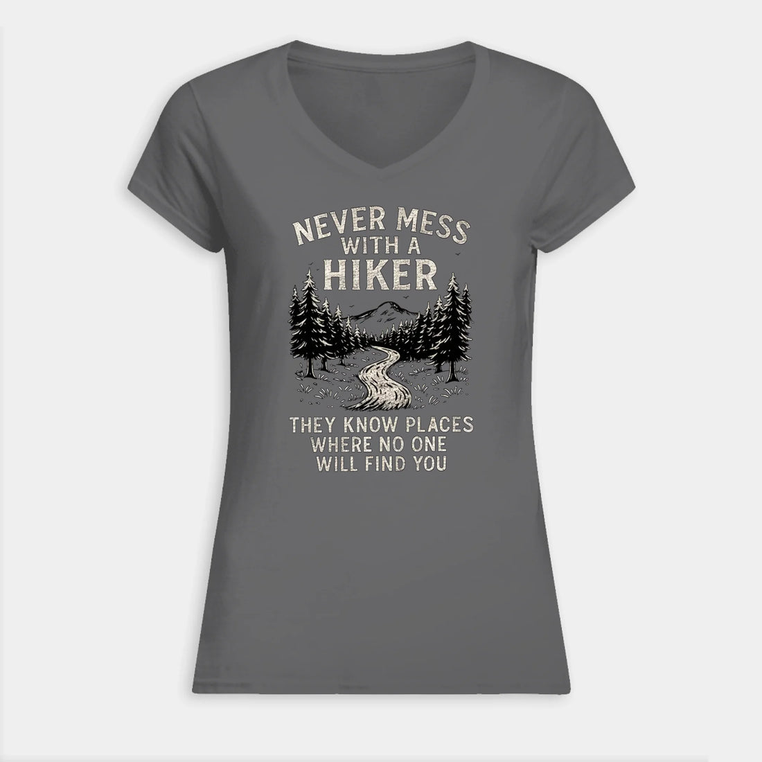 VNECK WOMEN TSHIRT Front Light