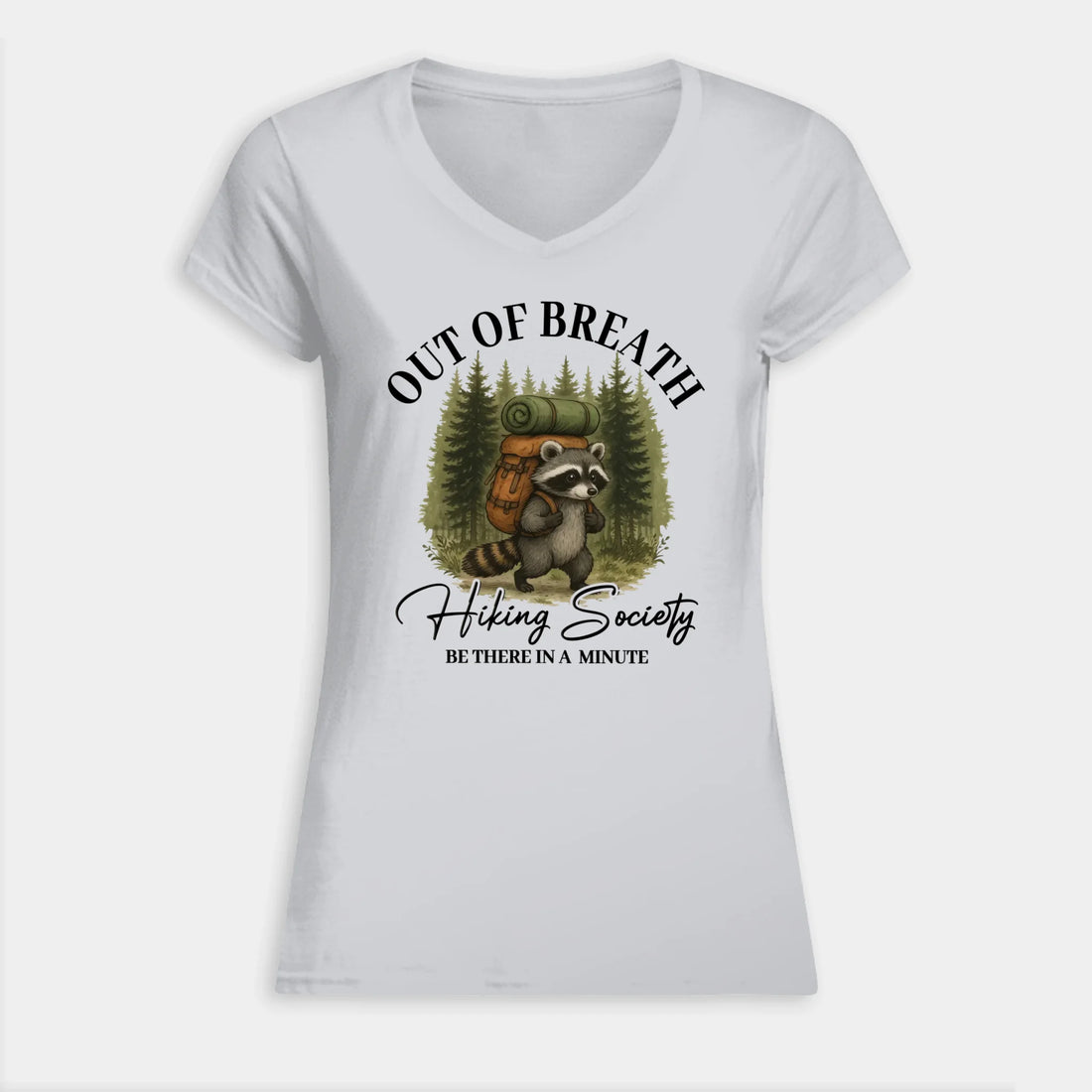 VNECK WOMEN TSHIRT Front Light