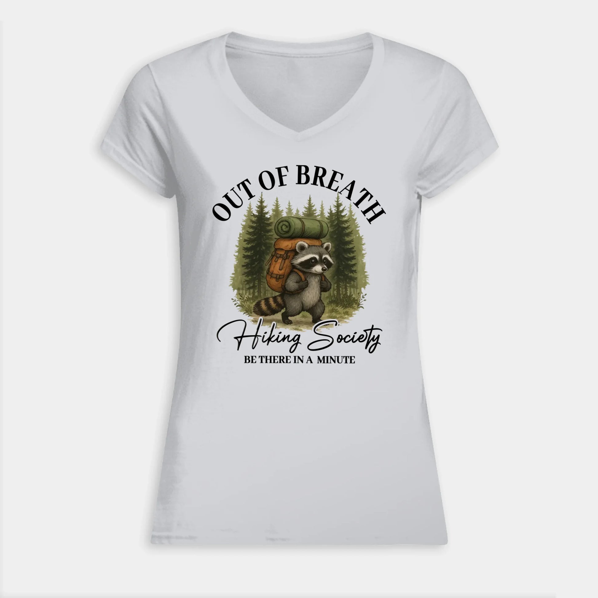 VNECK WOMEN TSHIRT Front Light