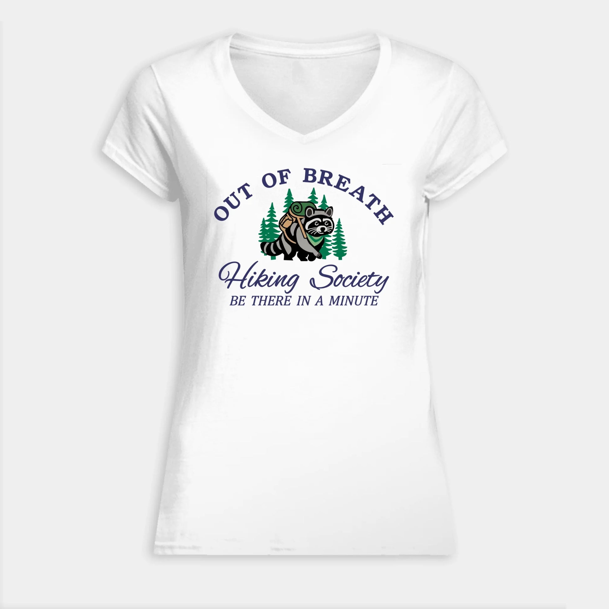VNECK WOMEN TSHIRT Front Light