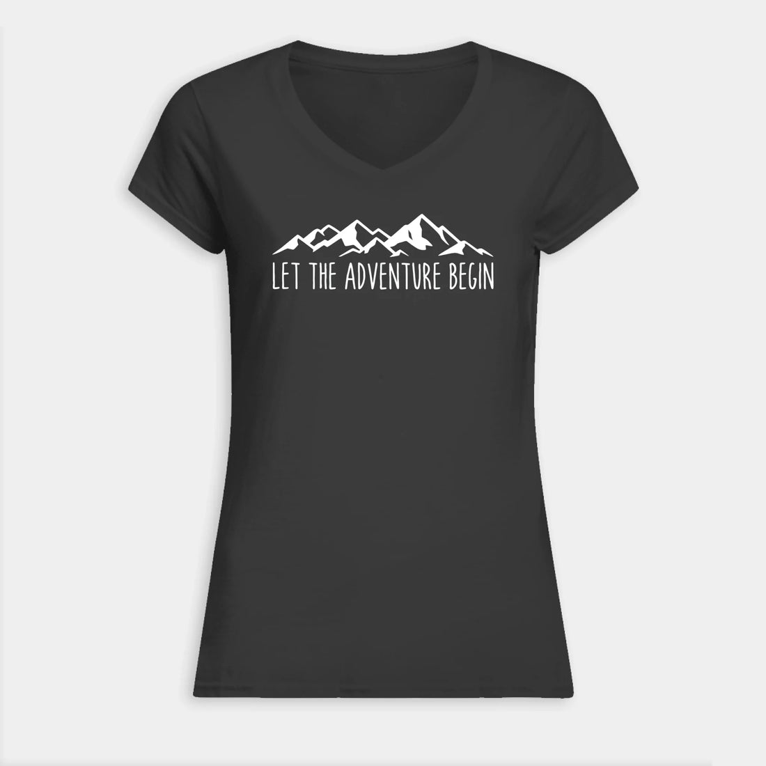 VNECK WOMEN TSHIRT Front Light
