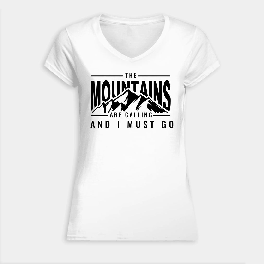 VNECK WOMEN TSHIRT Front Light