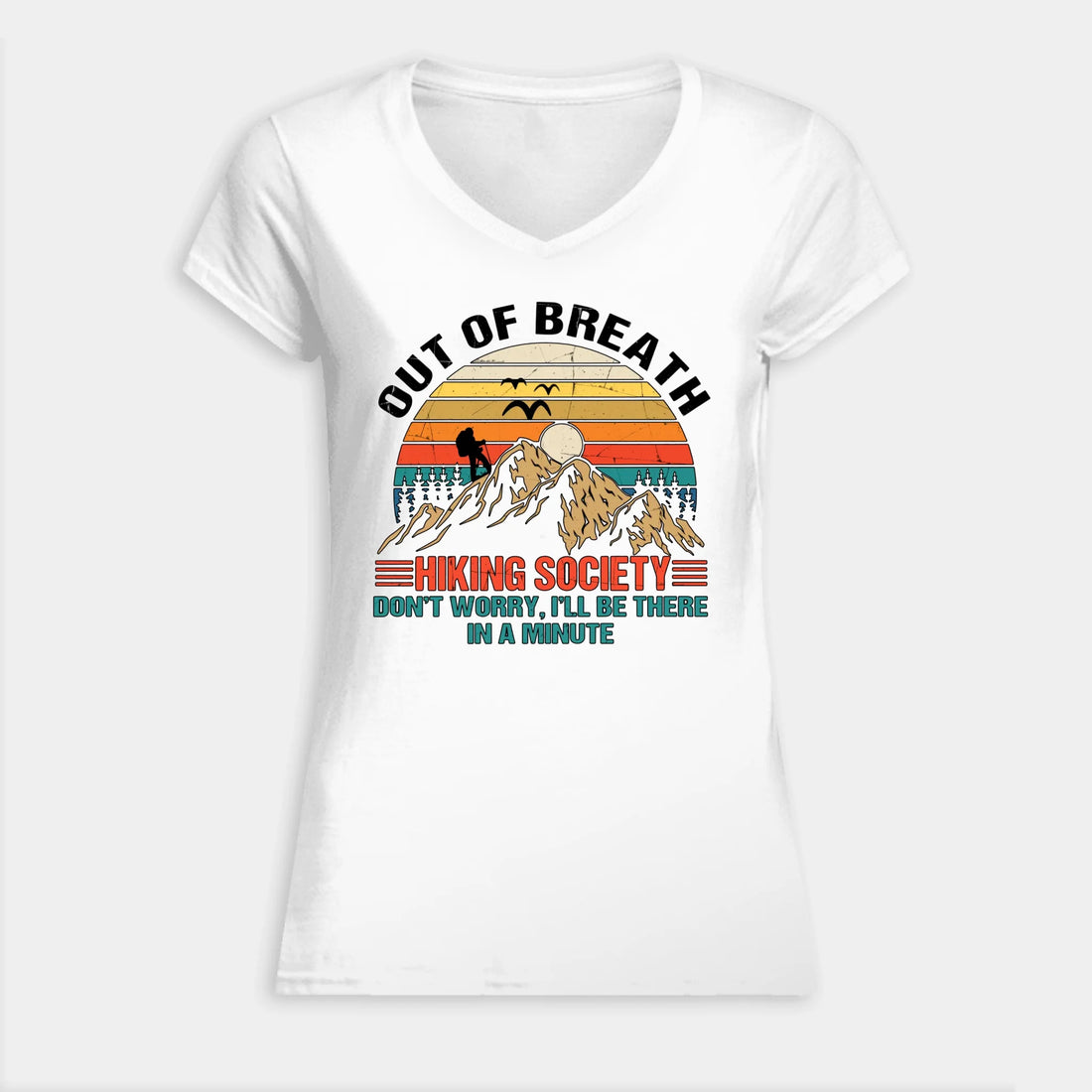 VNECK WOMEN TSHIRT Front Light