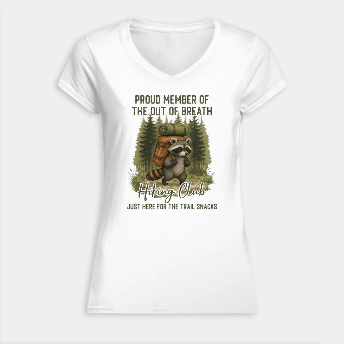 VNECK WOMEN TSHIRT Front Light