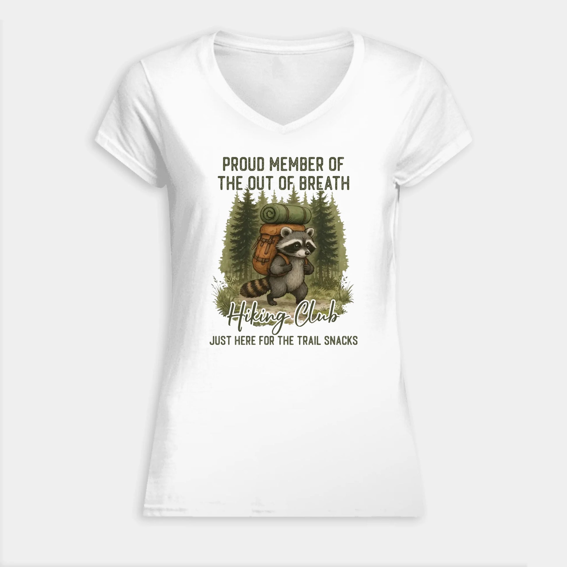 VNECK WOMEN TSHIRT Front Light