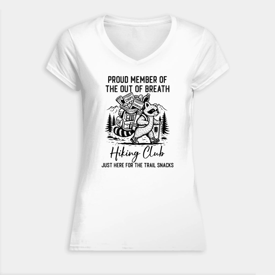VNECK WOMEN TSHIRT Front Light