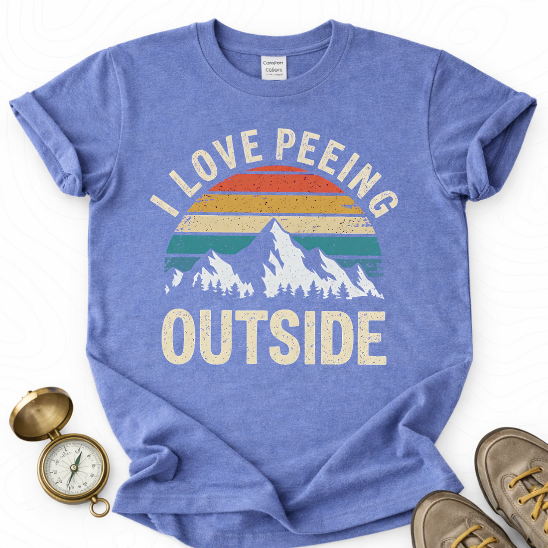 I Love Peeing Outside T-shirt | Funny Hiking Shirt