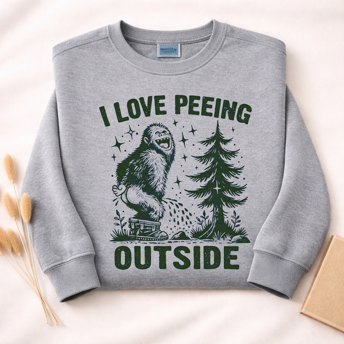 I Love Peeing Outside Sweatshirt | Funny Hiking Shirt