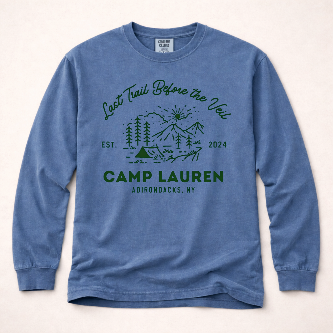 Last Trail Before The Veil Long Sleeve | Funny Hiking Shirt