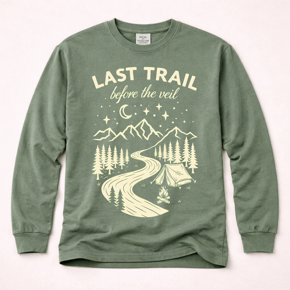 Last Trail Before The Veil Long Sleeve | Funny Hiking Shirt