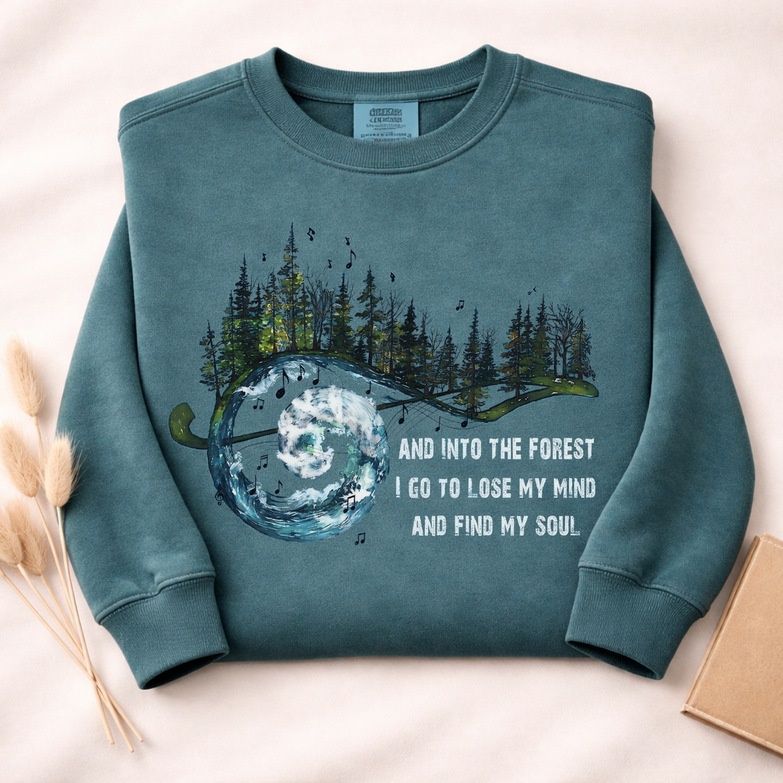 And Into The Forest I Go To Lose My Mind And Find My Soul Sweatshirt | Funny Hiking Shirt