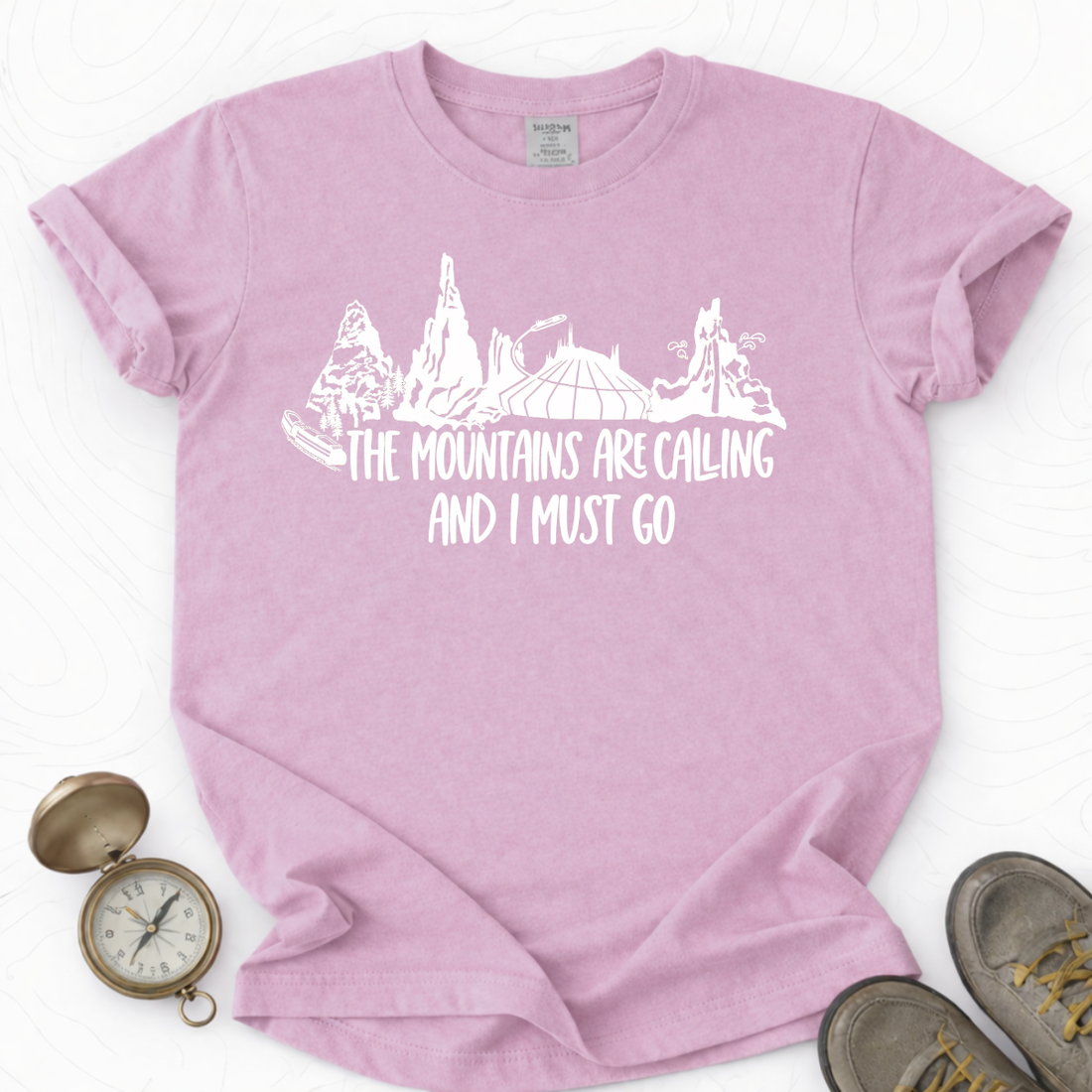 The Mountains Are Calling And I Must Go T-shirt | Funny Hiking Shirt