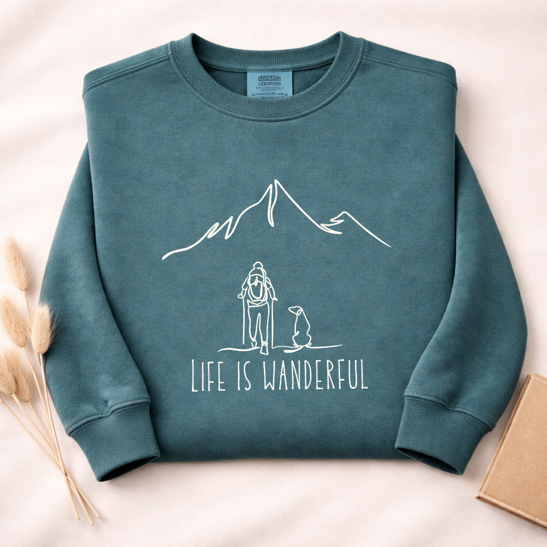 Life Is Wanderful Sweatshirt | Funny Hiking Shirt