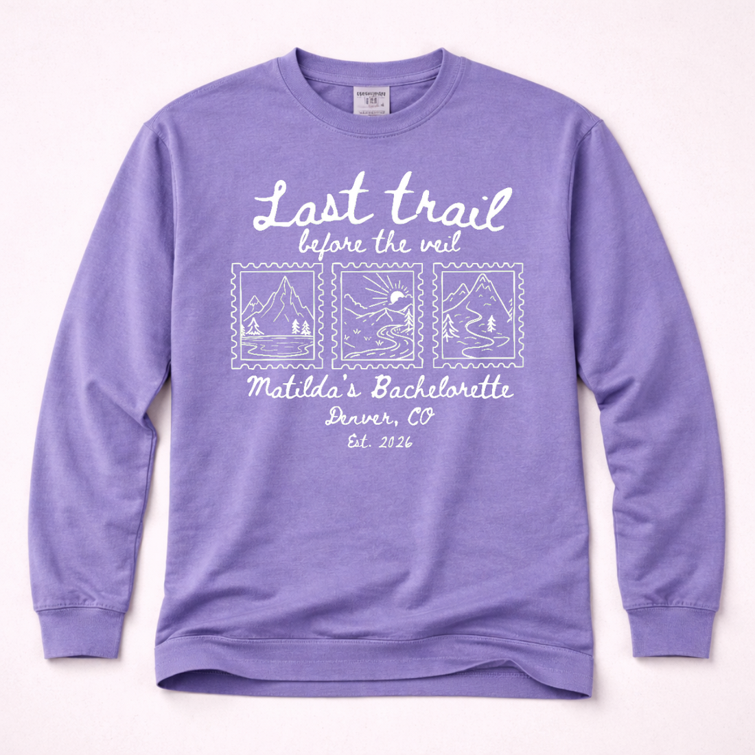Last Trail Before the Veil Long Sleeve | Funny Hiking Shirt