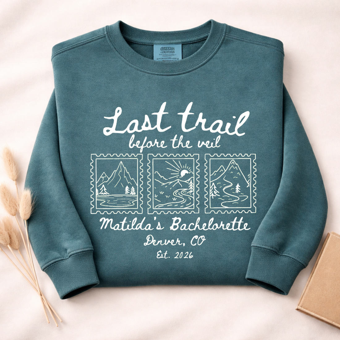 Last Trail Before the Veil Sweatshirt | Funny Hiking Shirt
