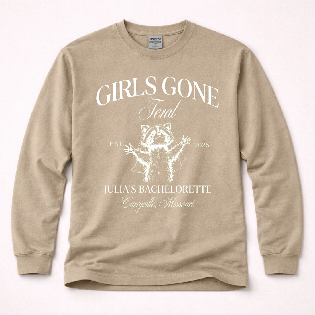 Girls Gone Feral Bachelorette party Long Sleeve | Funny Hiking Shirt