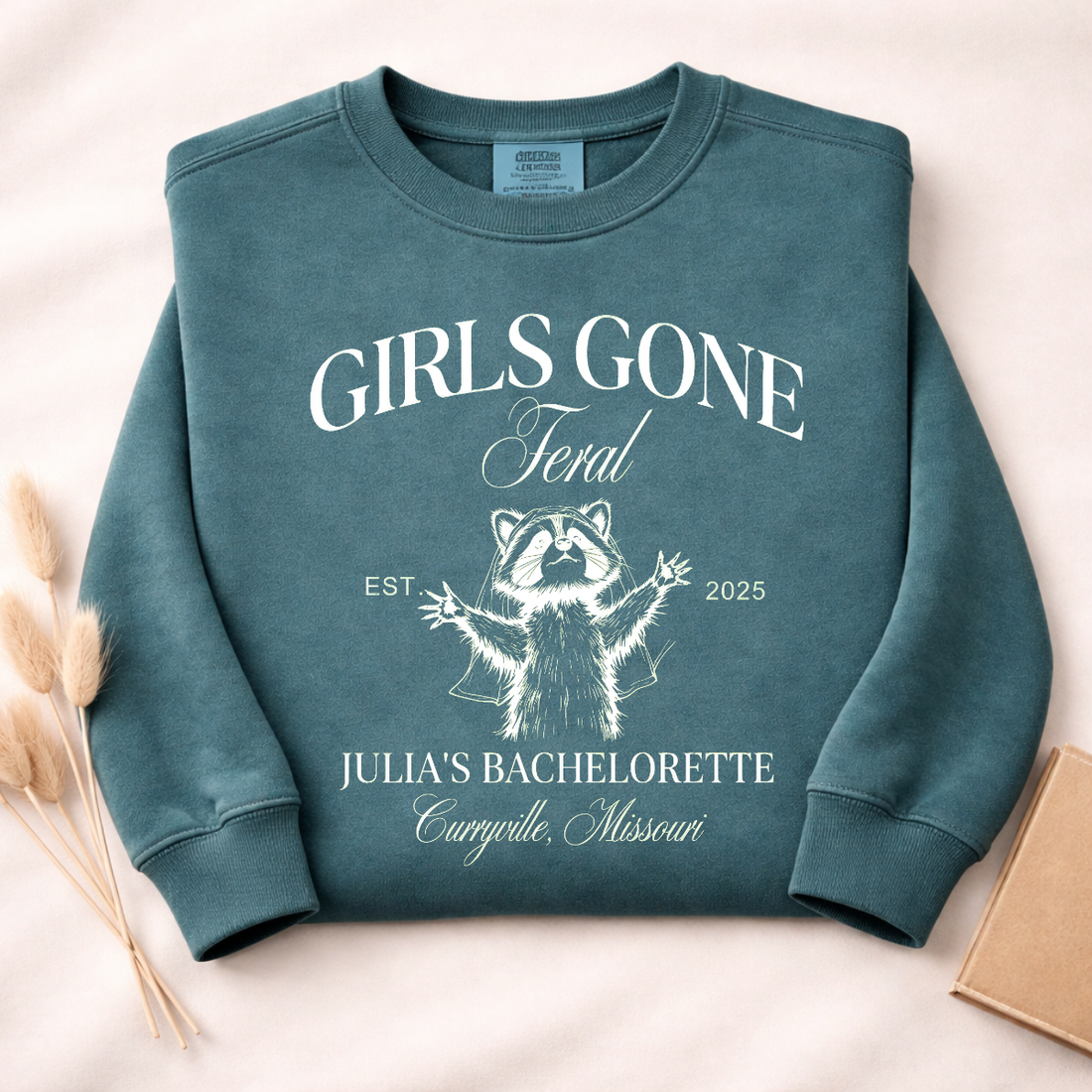 Girls Gone Feral Bachelorette party Sweatshirt | Funny Hiking Shirt