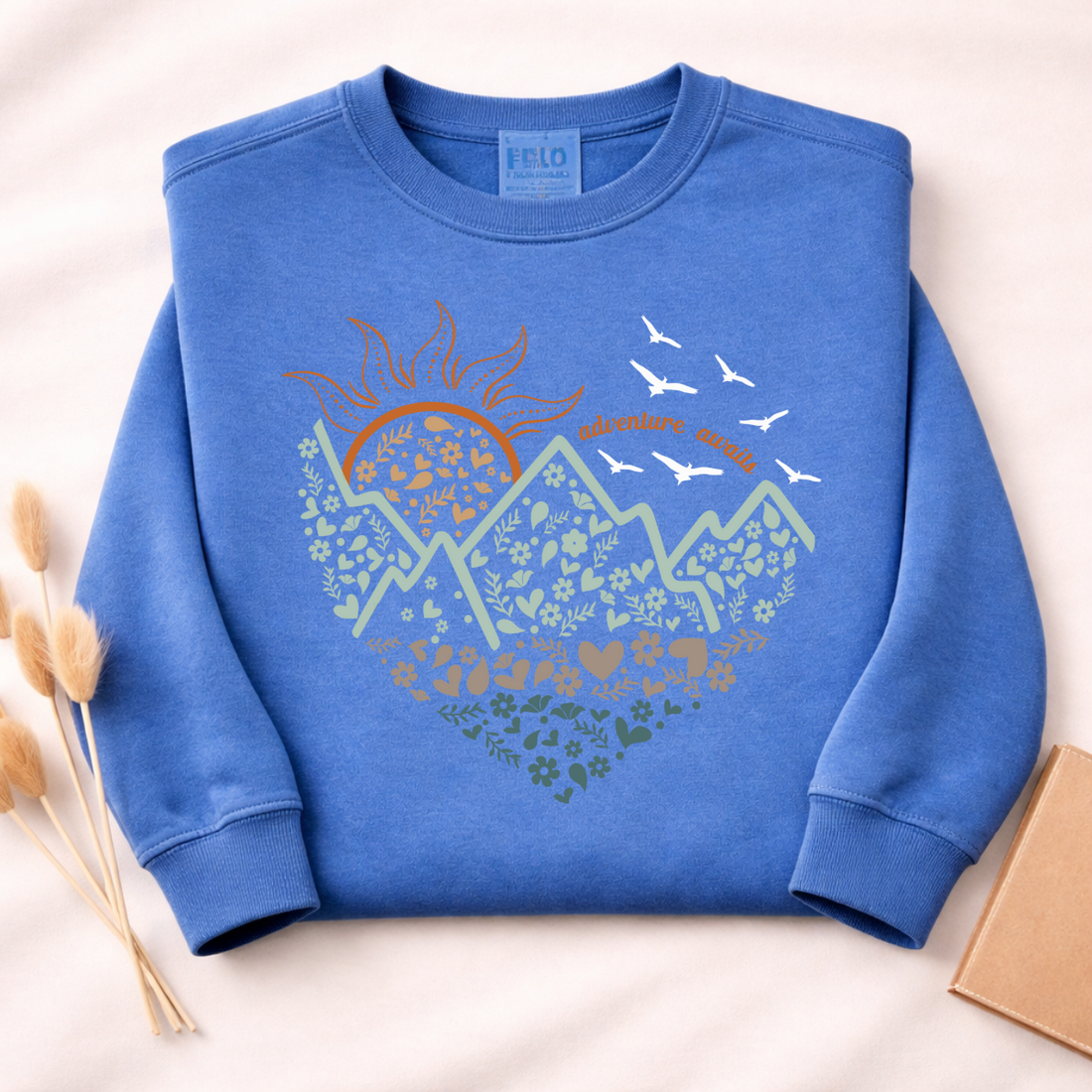 Adventure Awaits Sweatshirt | Funny Hiking Shirt