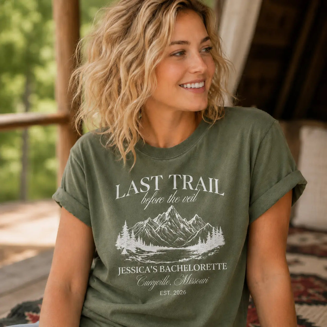 Vintage Custom Camp Bachelorette Party T-shirt | Funny Hiking Shirt