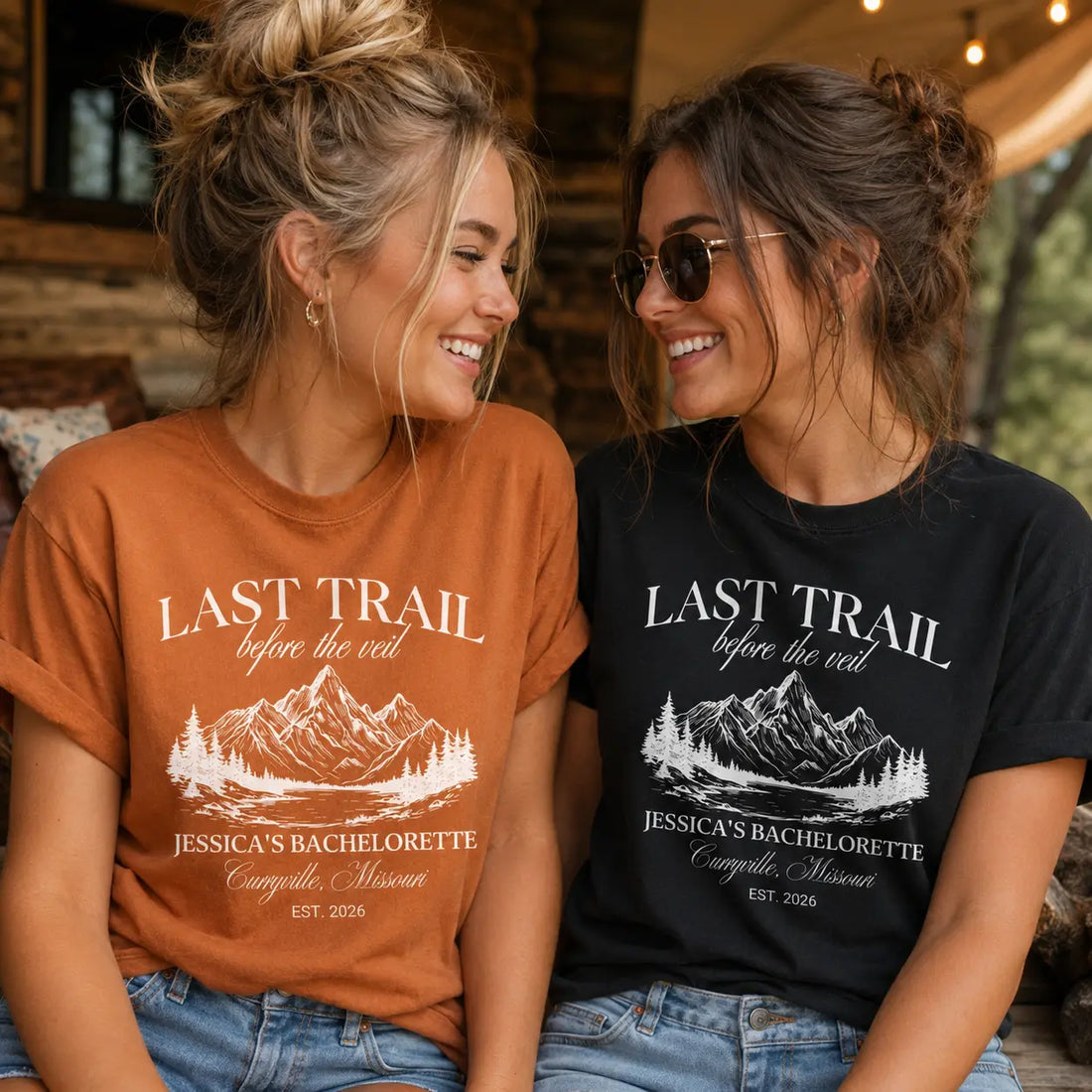 Vintage Custom Camp Bachelorette Party T-shirt | Funny Hiking Shirt