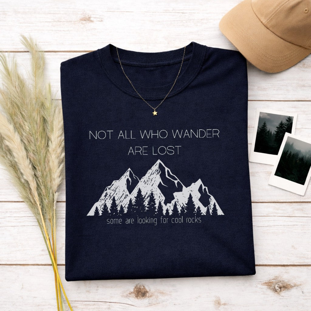 Not All Who Wander Are Lost Women's T-shirt | Funny Hiking Shirt