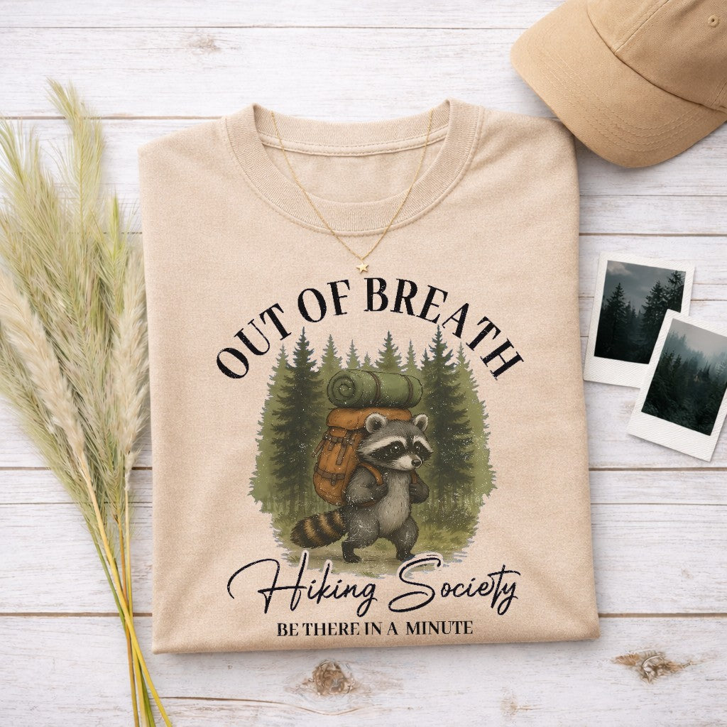 Out Of Breath Hiking Society Women's T-shirt | Funny Hiking Shirt