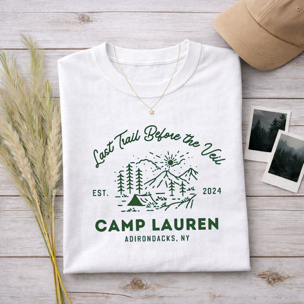 Last Trail Before The Veil Women's T-shirt | Funny Hiking Shirt